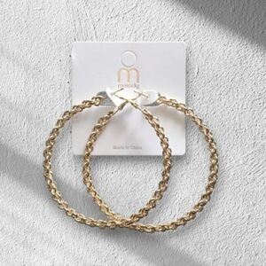 Twisted Hoop Earrings by Melody